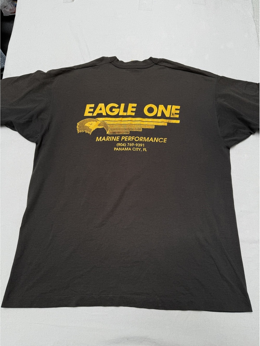 Vintage 90s Eagle One Marine Performance T-shirt Faded XL
